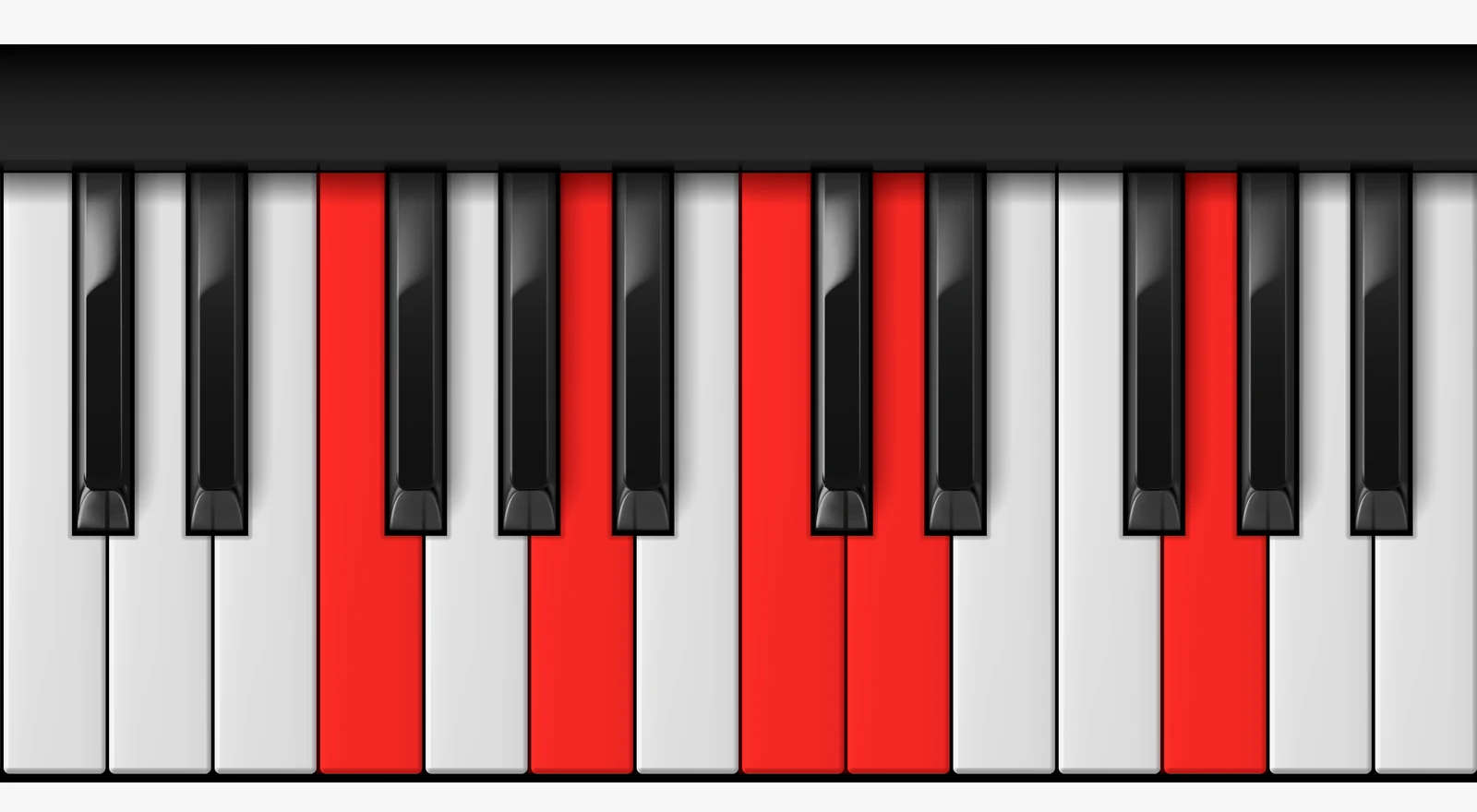 F 6/9 piano chord, root position — F, A, C, D, G
