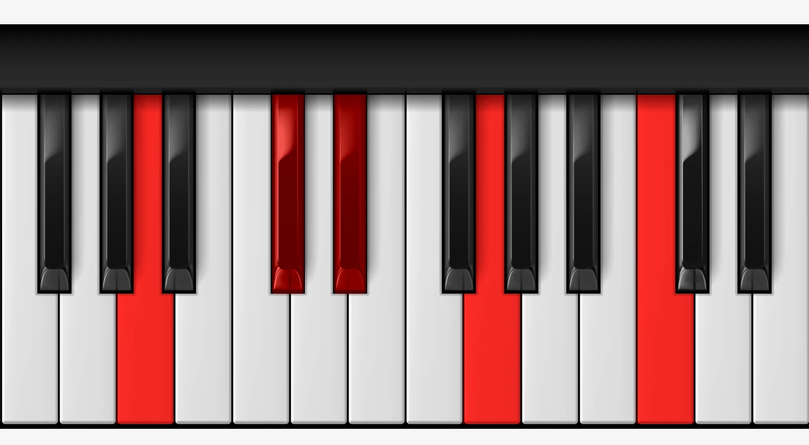 A 7♭5♯9 piano chord, root position — A, C#, Eb, G, C
