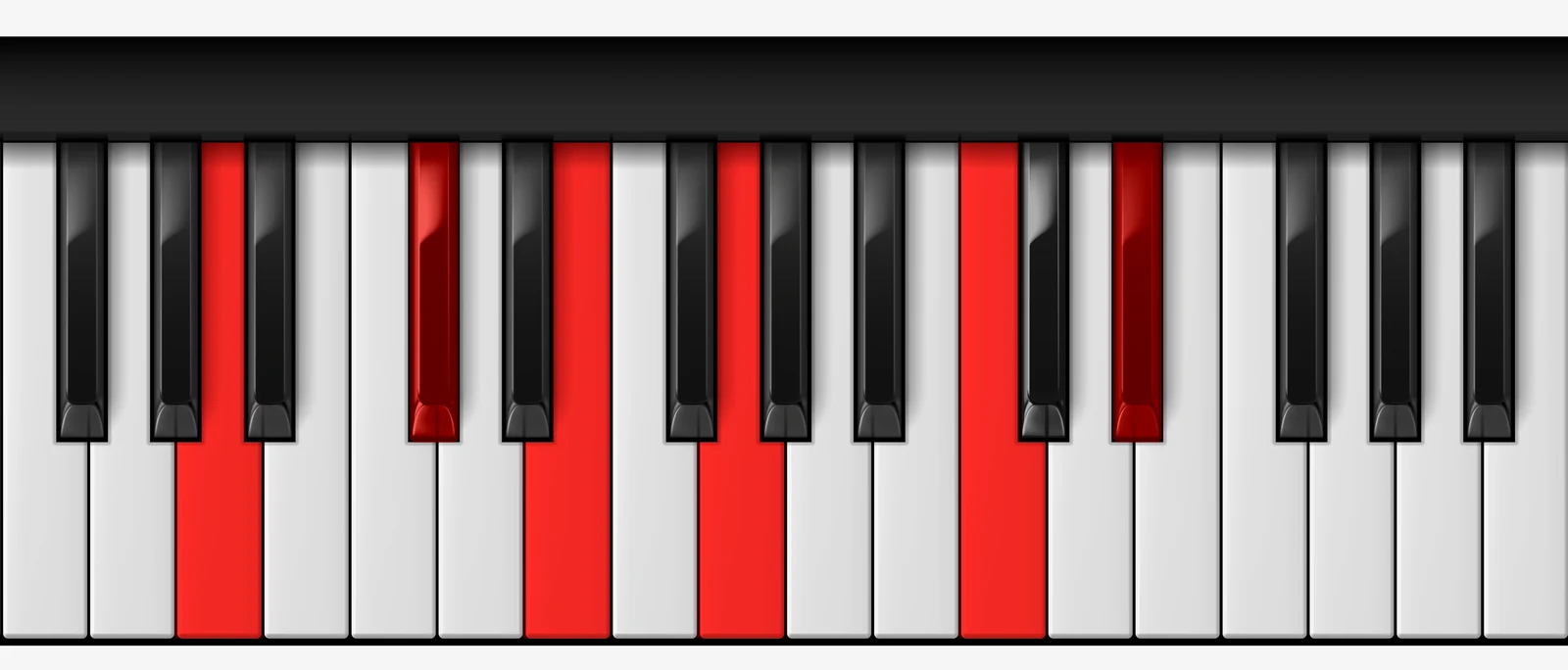 A 7♯9♯11 piano chord, root position — A, C#, E, G, C, D#