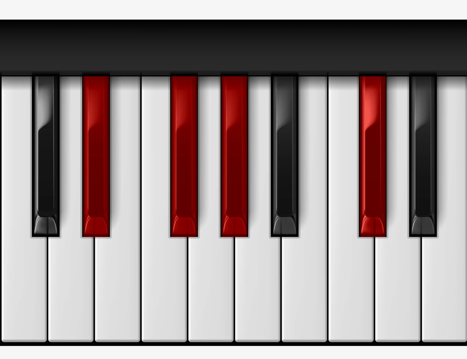 Ab 7sus4 piano chord, 2nd inversion — Eb, Gb, Ab, Db