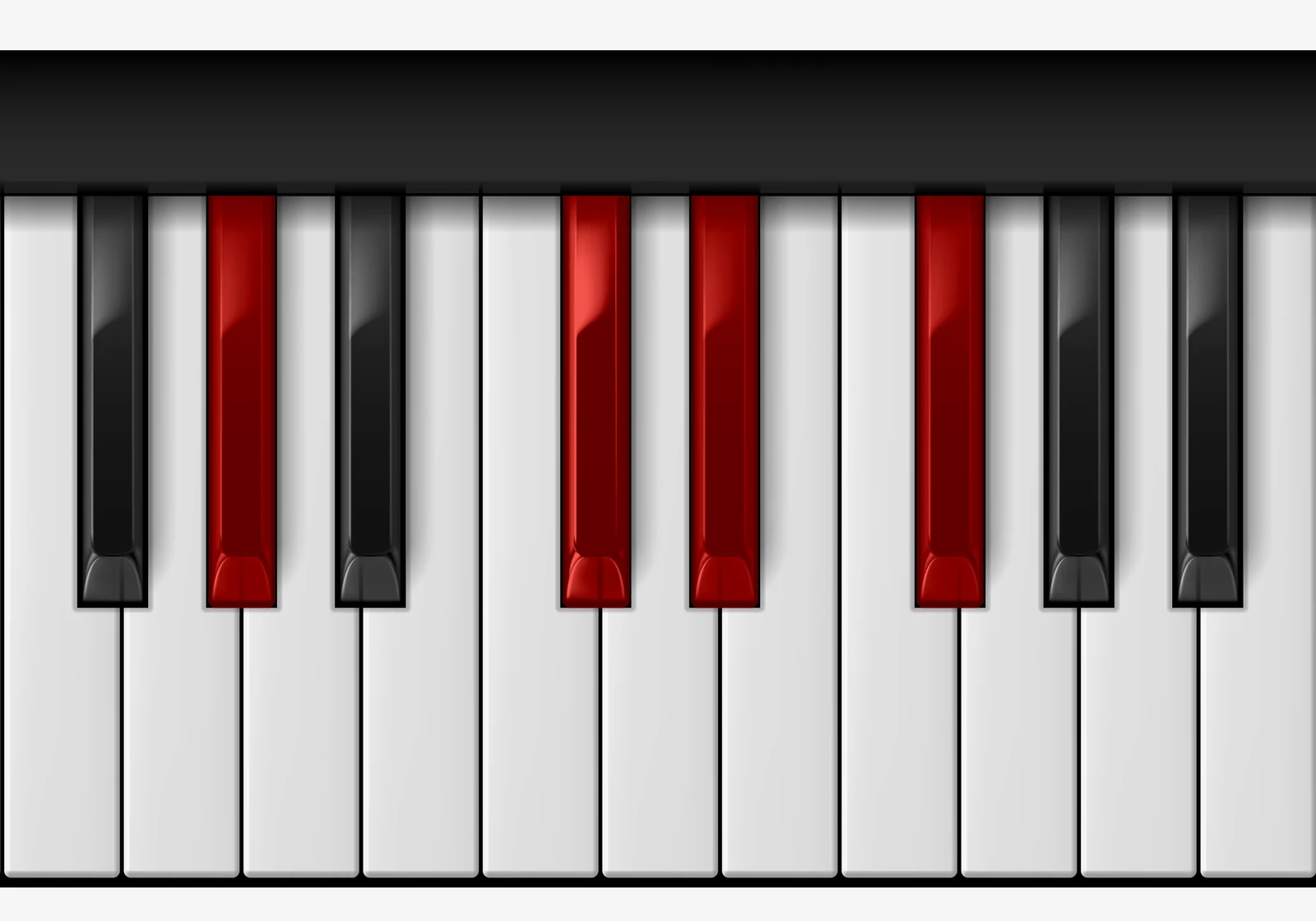 Ab 7sus4 piano chord, root position — Ab, Db, Eb, Gb