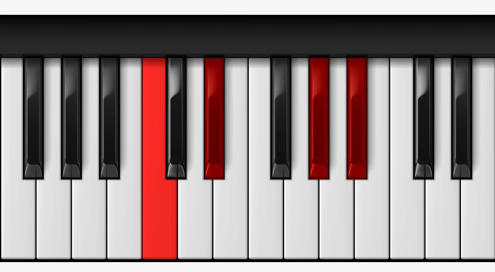 Ab Add 9 piano chord, 1st inversion — C, Eb, Ab, Bb