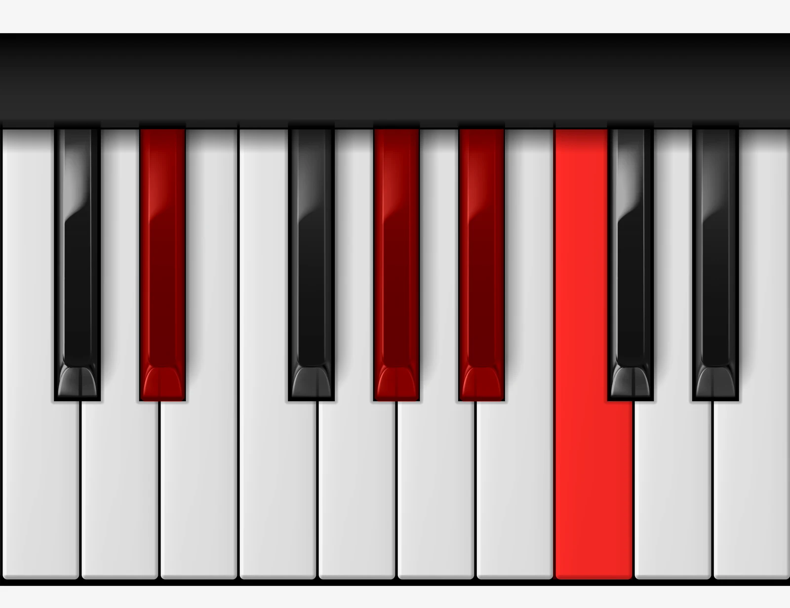 Ab Add 9 piano chord, 2nd inversion — Eb, Ab, Bb, C