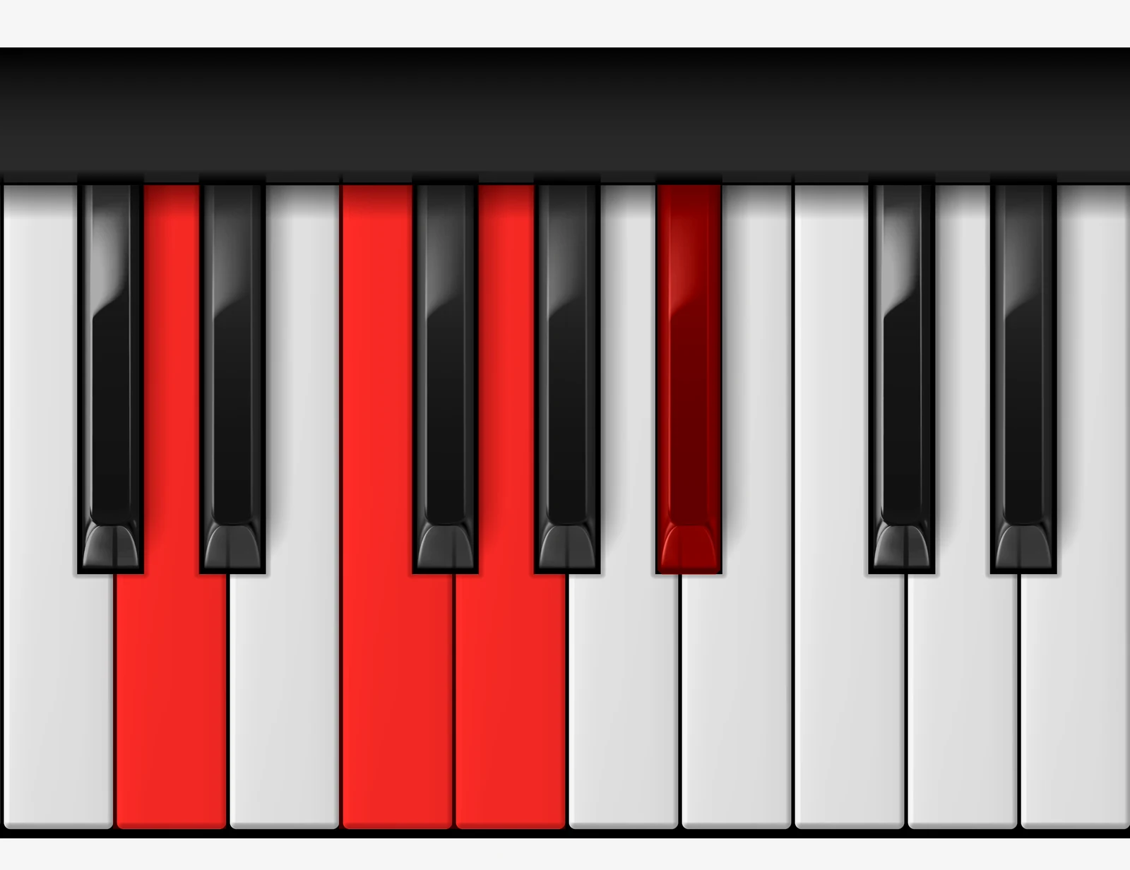 A# Major 6 piano chord, 1st inversion — D, F, G, A#
