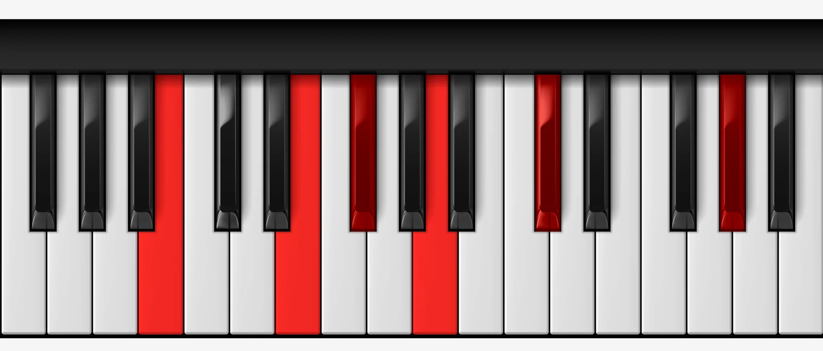 B 13sus4 piano chord, root position — B, E, F#, A, C#, G#