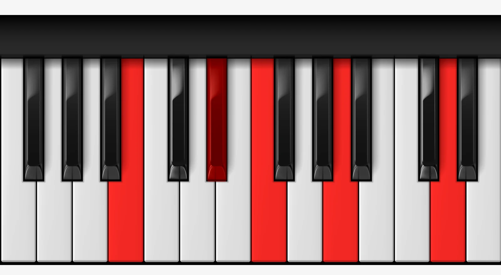 B 7♭5♯9 piano chord, root position — B, D#, F, A, D