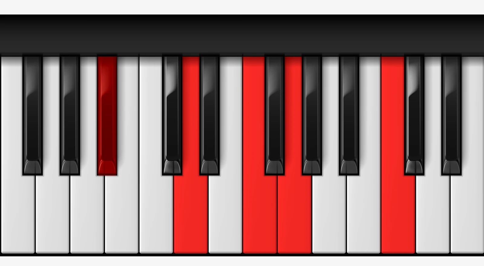 Bb 6/9 piano chord, root position — Bb, D, F, G, C