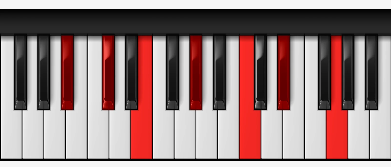 Bb mi13♭5 piano chord, root position — Bb, Db, E, Ab, C, Eb, G