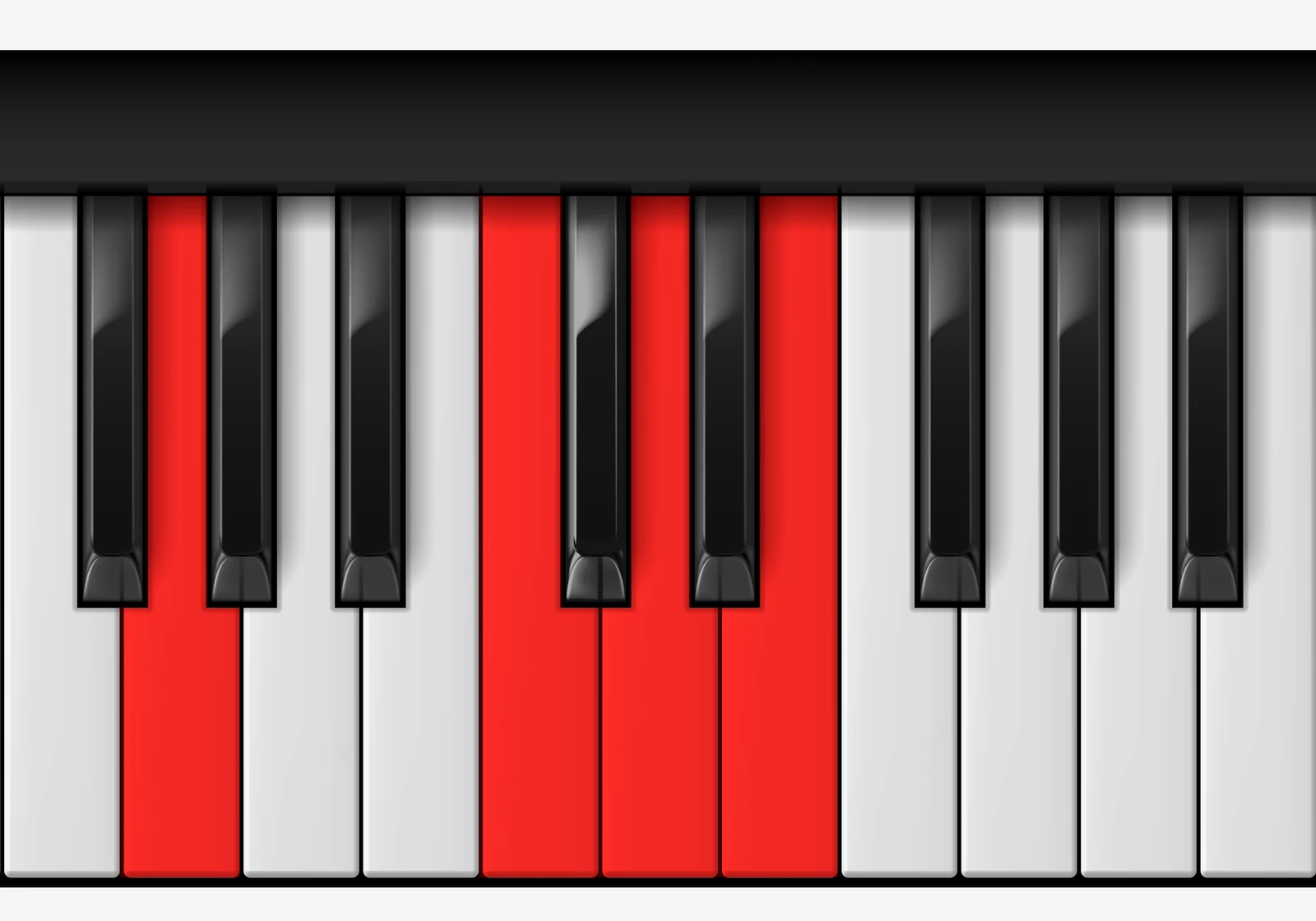 C Add 9 piano chord, 2nd inversion — G, C, D, E