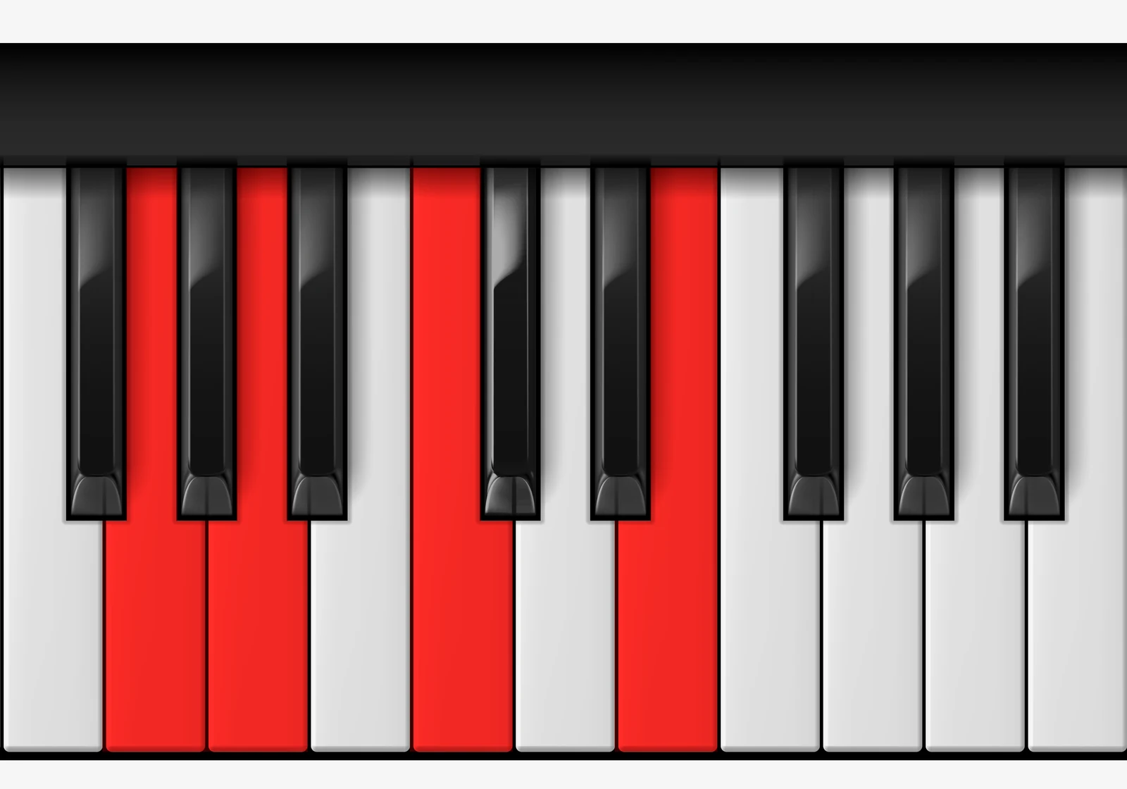 C Major 6 piano chord, 2nd inversion — G, A, C, E