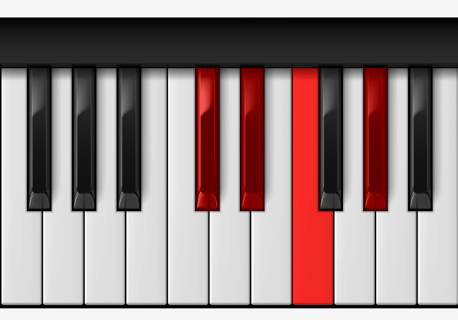 C# Add 9 piano chord, 3rd inversion — C#, D#, F, G#