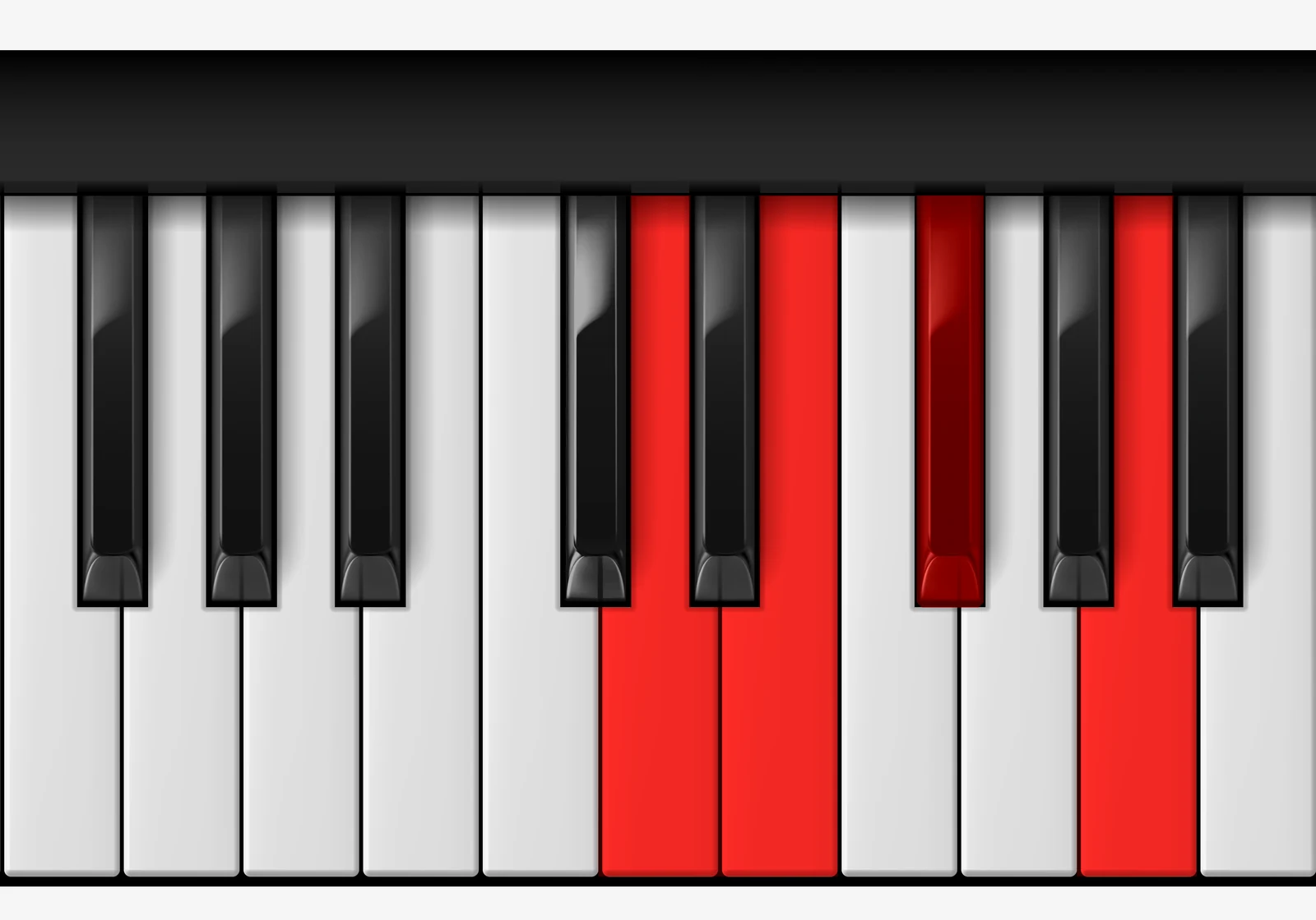 D Add 9 piano chord, 3rd inversion — D, E, F#, A