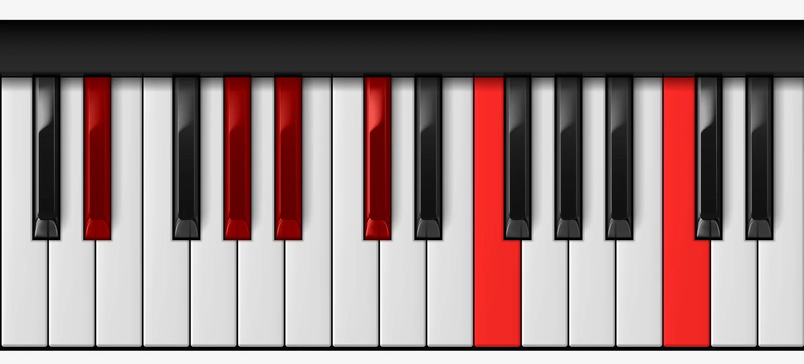 D# 13sus4 piano chord, root position — D#, G#, A#, C#, F, C