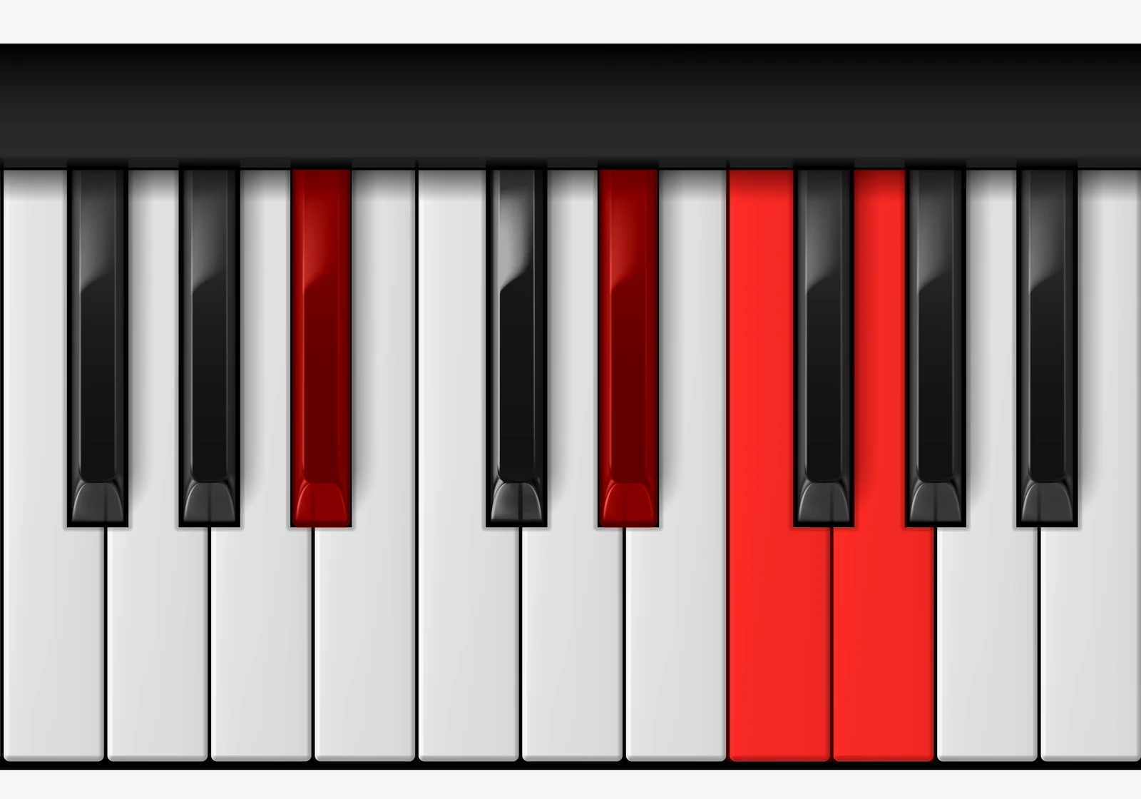 D# Add 9 piano chord, 2nd inversion — A#, D#, F, G