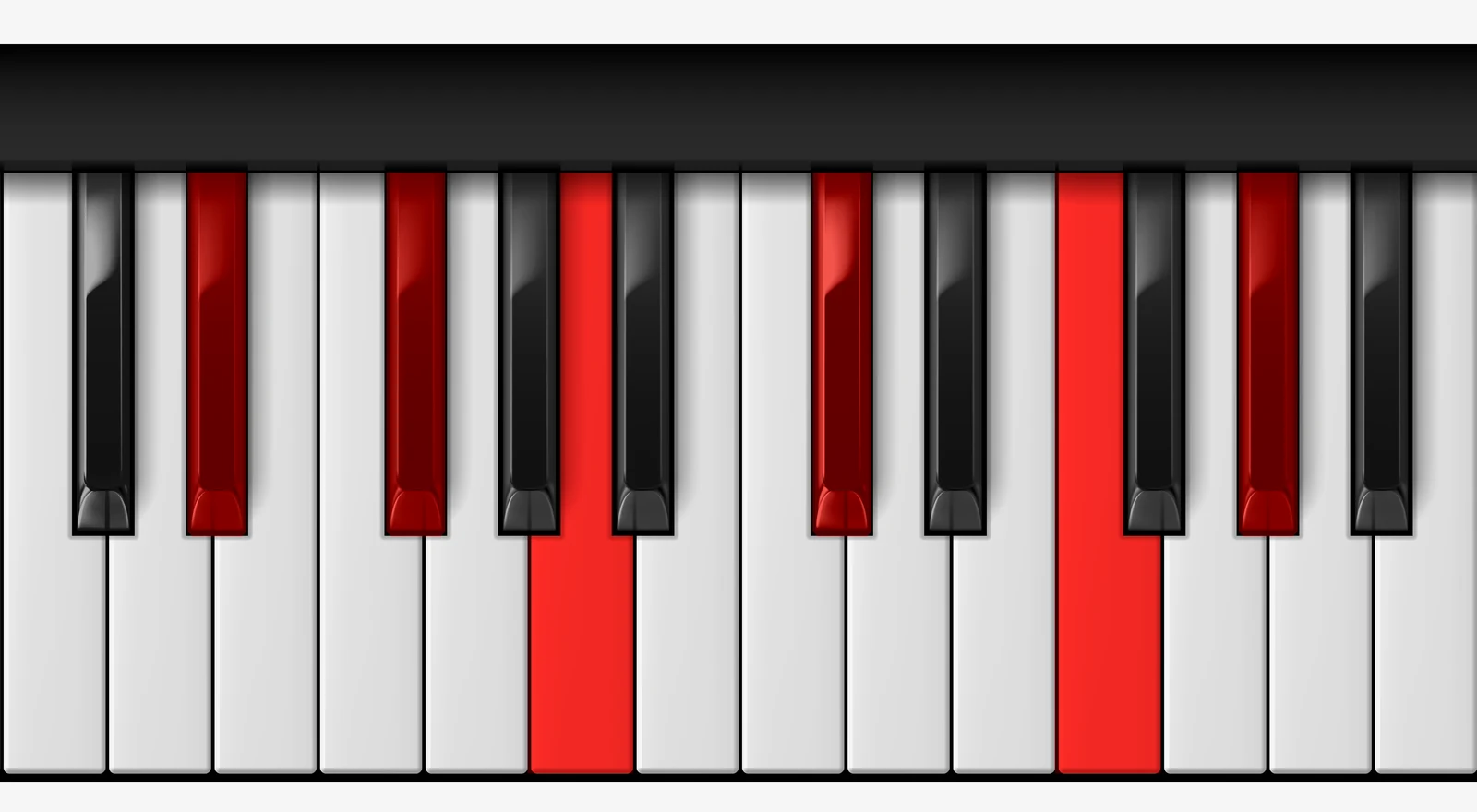 D# mi11♭5 piano chord, root position — D#, F#, A, C#, F, G#