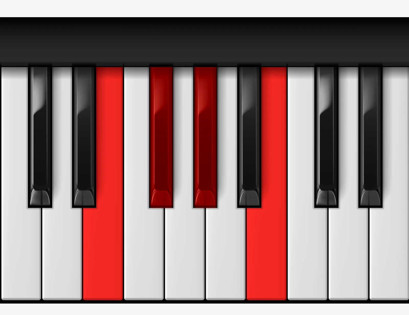 E Add 9 piano chord, 3rd inversion — E, F#, G#, B
