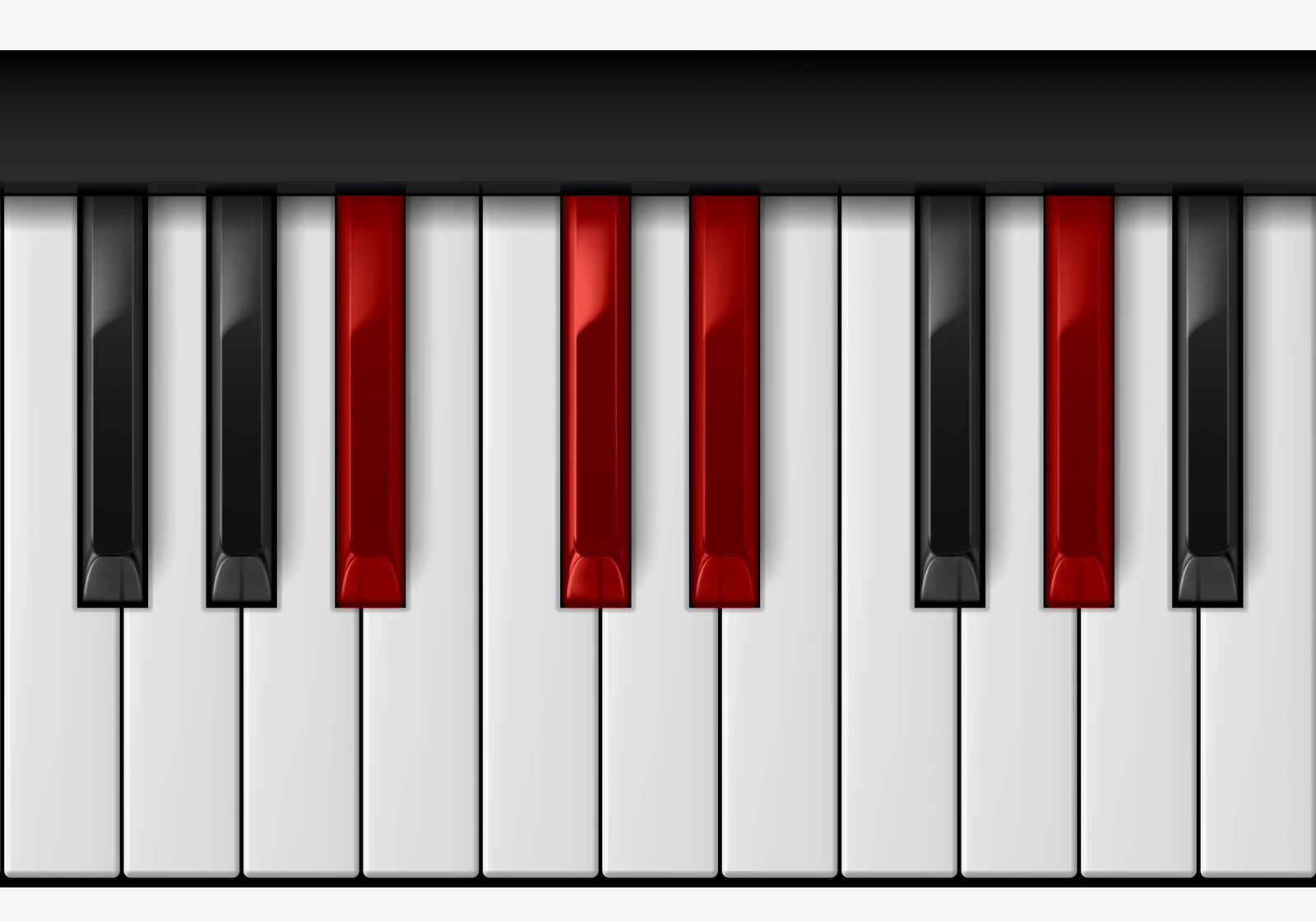 Eb 7sus4 piano chord, 2nd inversion — Bb, Db, Eb, Ab
