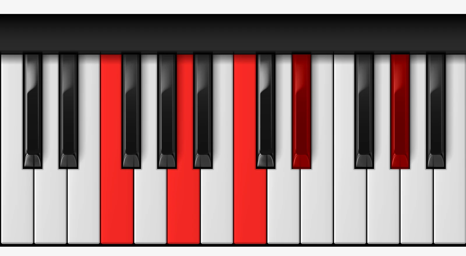 F 7♯9 piano chord, root position — F, A, C, Eb, G#