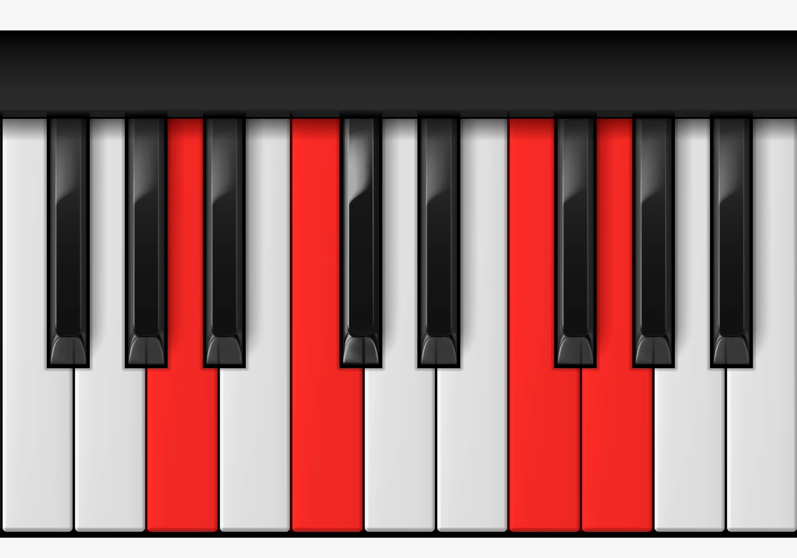 F Add 9 piano chord, 1st inversion — A, C, F, G