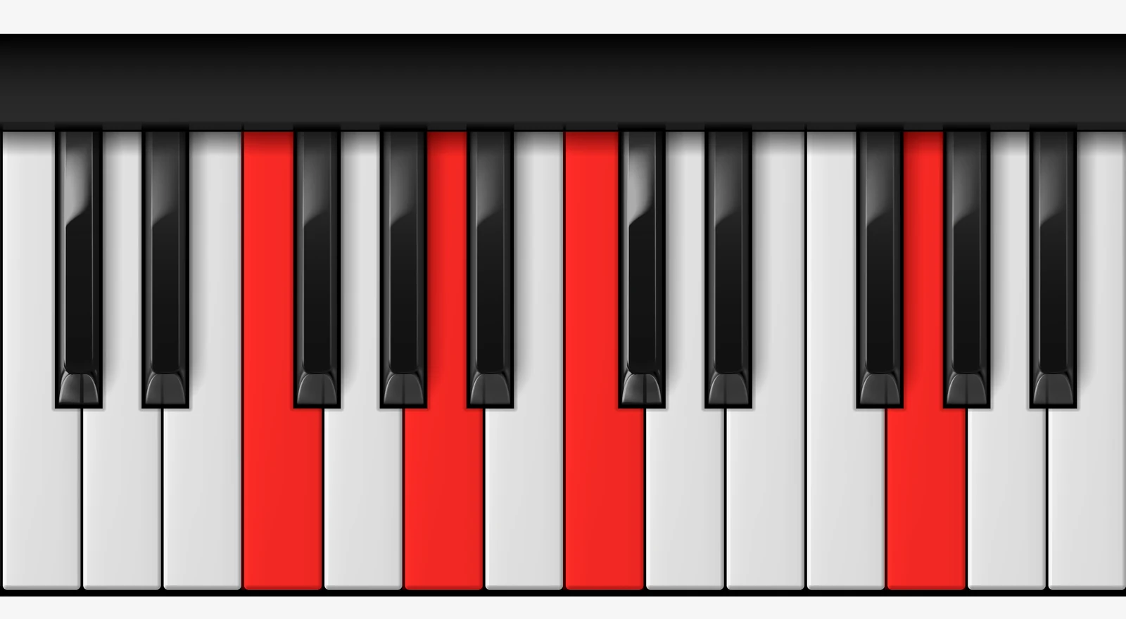 F Add 9 piano chord, root position — F, A, C, G
