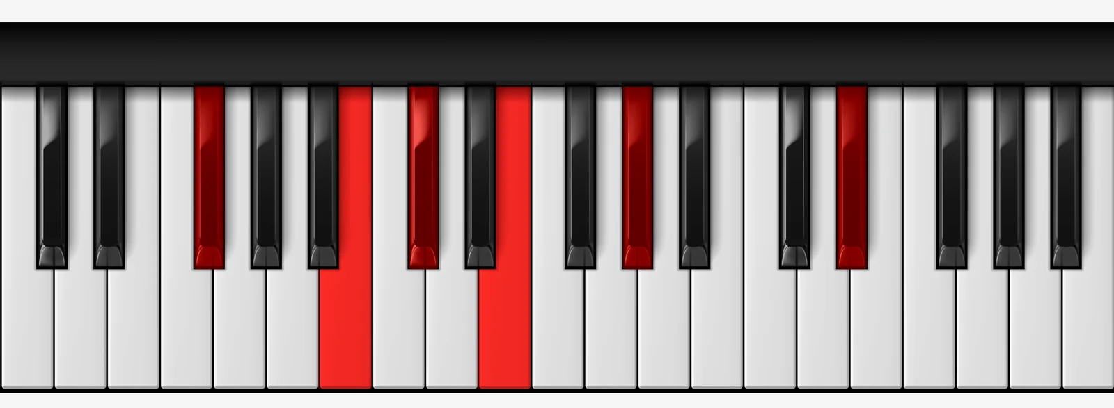F# 13sus4 piano chord, root position — F#, B, C#, E, G#, D#
