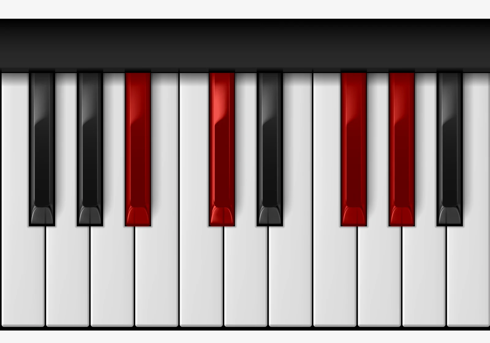 F# Add 9 piano chord, 1st inversion — A#, C#, F#, G#