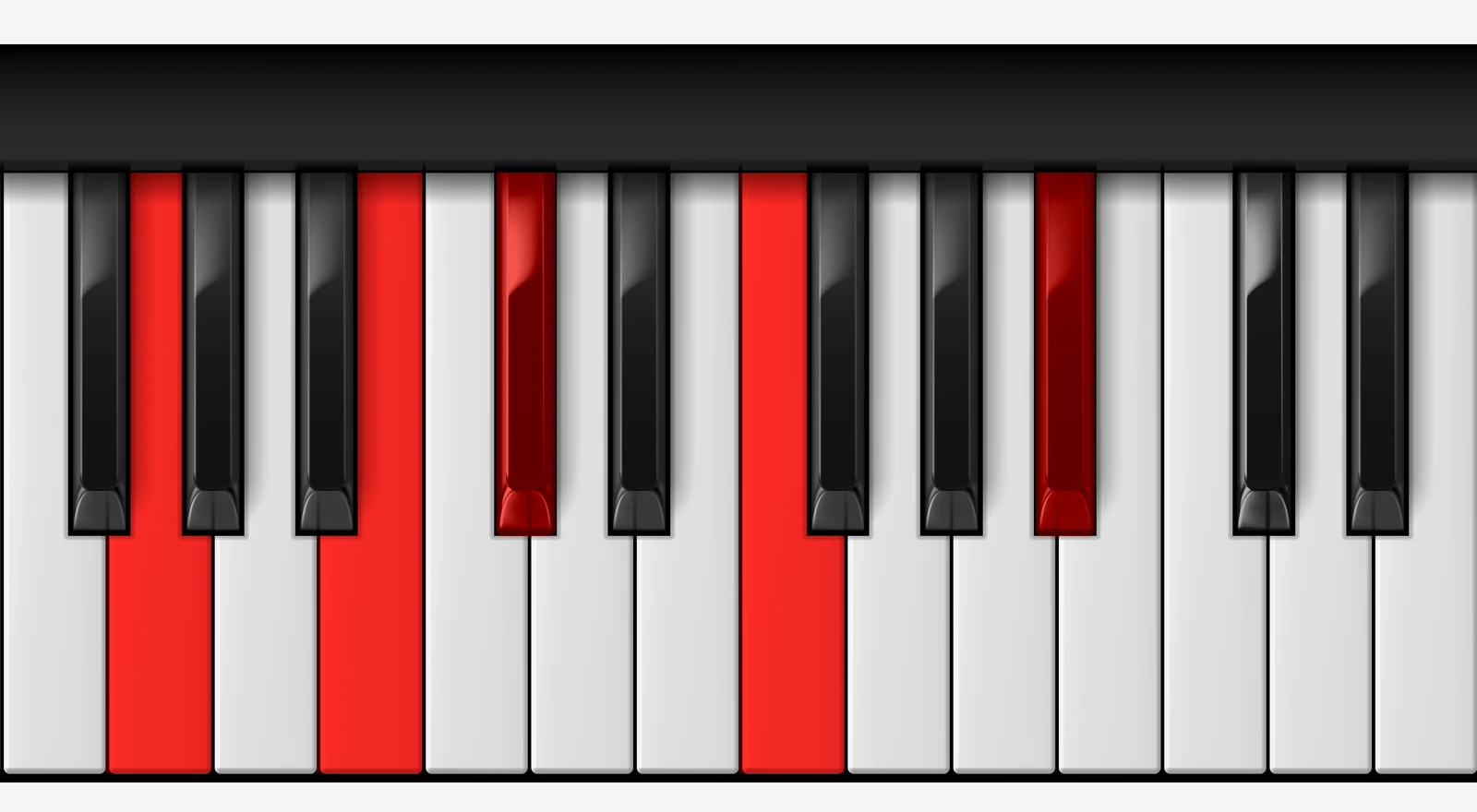G 7♭5♯9 piano chord, root position — G, B, Db, F, A#