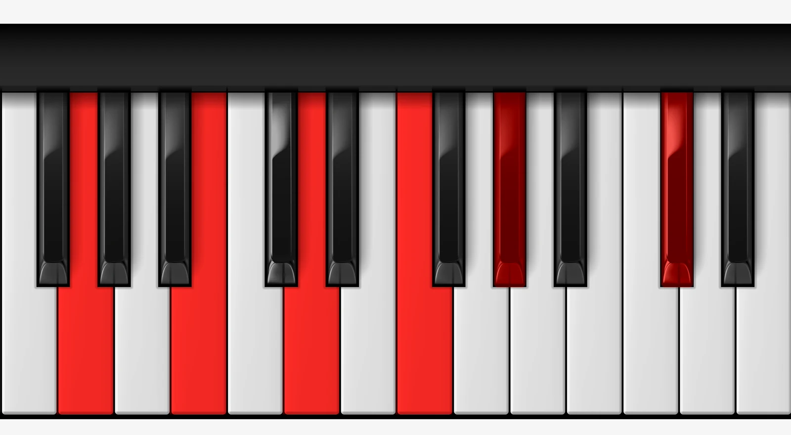 G 7♭9♯11 piano chord, root position — G, B, D, F, Ab, C#