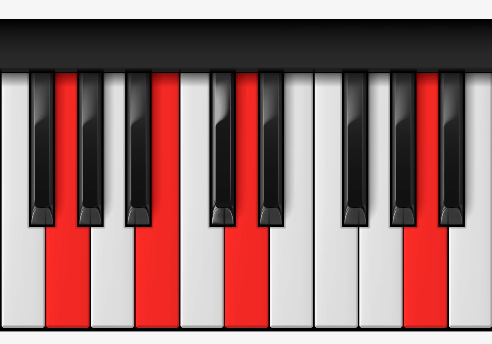 G Add 9 piano chord, root position — G, B, D, A