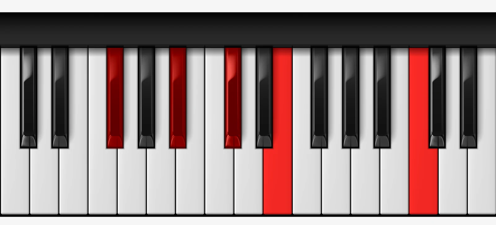 Gb Dominant 7th Sharp 11 piano chord, root position — Gb, Bb, Db, E, C