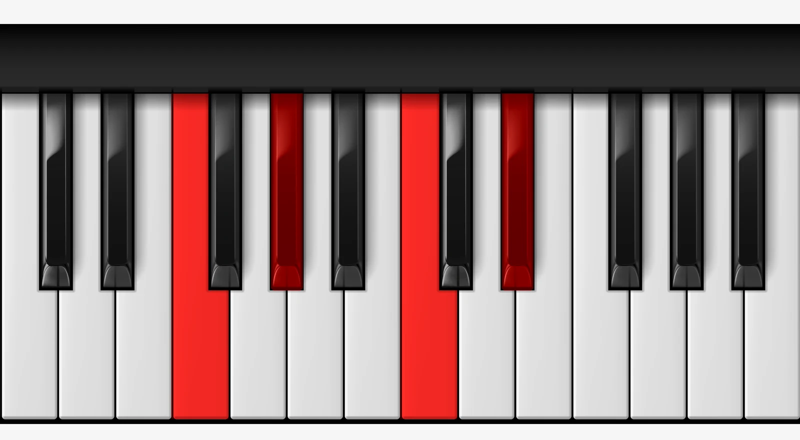 G# Major 6 piano chord, 3rd inversion — F, G#, C, D#